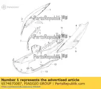 6574670087, Piaggio Group, fairing.rh. aprilia piaggio  lbmc50100, lbmc50101 lbmc50200, lbmc50201 lbmm70100 sr sr motard typhoon zapc506b zapm707e zd4cs5,  50 125 2010 2011 2012 2013 2016 2017 2018 2019 2020 2021 2022, New