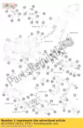 Tutaj możesz zamówić ramka ? Fd07 od KTM , z numerem części 6010300110033: