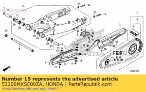 honda 52200MKSE00ZA swingarm sub assy rear - Bottom side