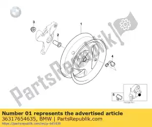 bmw 36317654635 rear wheel 3,50x12 - image 13 of 13