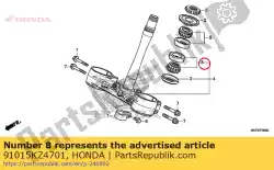 Aqui você pode pedir o rolamento, tubo principal (ntn) em Honda , com o número da peça 91015KZ4701: