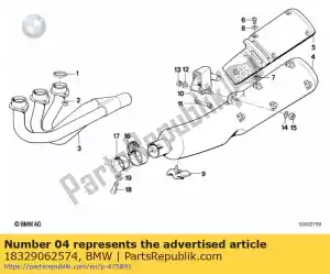 bmw 18329062574 silencieux - La partie au fond