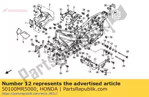 Honda 50100MR5000 body comp,frame - Bottom side