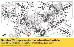Aqui você pode pedir o parafuso, flange, 12x150 em Honda , com o número da peça 958011215000: