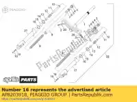 AP8203918, Piaggio Group, Paraolio aprilia  sonic 50 1998 1999 2000 2001 2002 2003 2004 2005 2006 2007, Nuovo