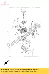 Tutaj możesz zamówić strumie?, ig? A od Yamaha , z numerem części 1C0E49470000: