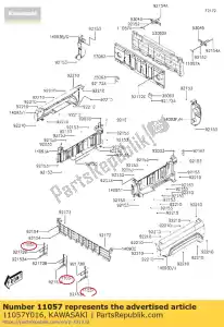 kawasaki 11057Y016 01 soporte, caja de carga - Lado inferior