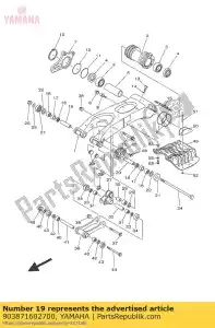 yamaha 903871602700 collar - Lado inferior