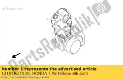 Tutaj możesz zamówić uszczelka, cylinder od Honda , z numerem części 12191KZ1920: