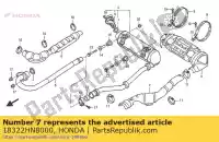 18322HN8000, Honda, protezione termica honda trx650fa fourtrax rincon 650 , Nuovo