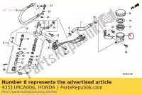 43511MCA006, Honda, taza, aceite del cilindro maestro honda  gl 1800 2001 2002 2003 2004 2005 2006 2007 2008 2009 2010 2012 2013 2017, Nuevo