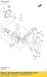 Qui puoi ordinare ingranaggio, pompa dell'acqua da Suzuki , con numero parte 1746129F00: