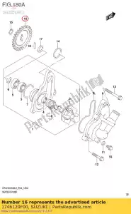 suzuki 1746129F00 ingranaggio, pompa dell'acqua - Il fondo