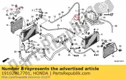 Aquí puede pedir tubo, nivel de Honda , con el número de pieza 19102ML7701: