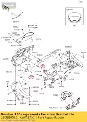 Ici, vous pouvez commander le à boulon, 5x16 commun auprès de Kawasaki , avec le numéro de pièce 130BB0516: