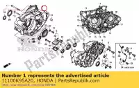 11100K95A20, Honda, carter comp., r. honda  250 2018 2019 2020, Nuovo