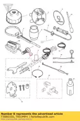 Here you can order the gear locking pins & wrench from Triumph, with part number T3880330: