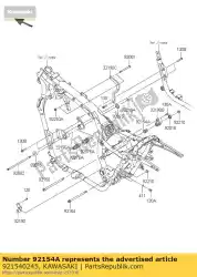 Ici, vous pouvez commander le boulon, support moteur, 22x33. Vn170 auprès de Kawasaki , avec le numéro de pièce 921540245: