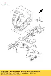 Tutaj możesz zamówić pokrywa od Suzuki , z numerem części 3571722H00: