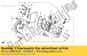 honda 45101KB9960 momenteel geen beschrijving beschikbaar - Onderkant