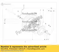 601994, Piaggio Group, entretoise piaggio lbmc25c rp8m25310, rp8m25300, rp8m25411 zip 50 100 2006 2011 2016 2017 2018 2019 2020 2021 2022, Nouveau