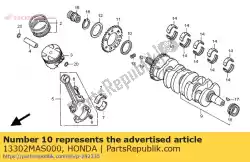 Here you can order the no description available at the moment from Honda, with part number 13302MAS000: