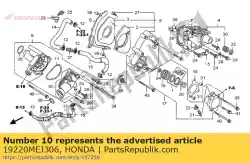 Aqui você pode pedir o comp. De cobertura, bomba de água em Honda , com o número da peça 19220MEJ306: