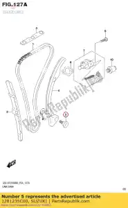 suzuki 1281235C00 parafuso, corrente de came - Lado inferior