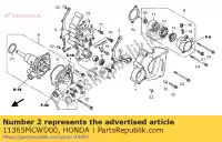 11365MCWD00, Honda, plaque, guide-chaîne d'entraînement honda vfr  a crossrunner x vfr800 vfr800a vfr800x 800 , Nouveau