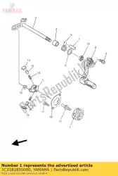 Ici, vous pouvez commander le segment auprès de Yamaha , avec le numéro de pièce 1C3181850000: