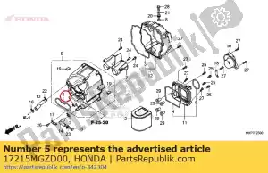 honda 17215MGZD00 sello, cuerpo del acelerador - Lado inferior