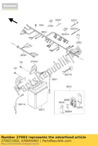 kawasaki 270021060 relay-assy,turn signa zg1000-a - Bottom side