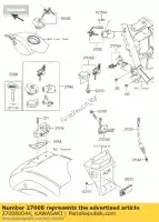 270080044, Kawasaki, key-lock,blank vn900b6f kawasaki vn vulcan 900 2006 2007 2008 2009 2010 2011 2012 2013 2014 2015 2016, New