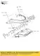 Cubierta de cola, por ejemplo, gris zx1000lef Kawasaki 36040014445W