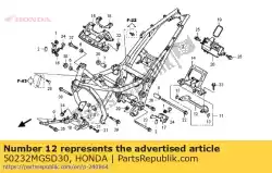 Ici, vous pouvez commander le rester comp., fr. Réservoir auprès de Honda , avec le numéro de pièce 50232MGSD30: