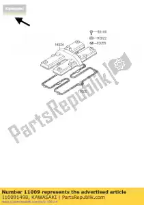 kawasaki 110091498 guarnizione, testata zx600-a1 - Il fondo