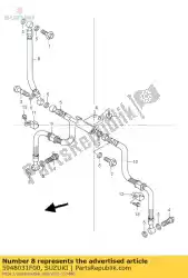 Here you can order the hose comp,front from Suzuki, with part number 5948031F00: