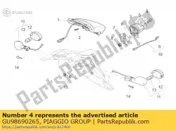 Here you can order the hex socket screw from Piaggio Group, with part number GU98690265: