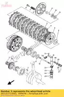 583163710000, Yamaha, baas, koppeling yamaha  sr 400 500 1993 1995 2014 2016 2017 2018, Nieuw