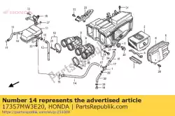 Tutaj możesz zamówić rurka c, odpowietrznik od Honda , z numerem części 17357MW3E20: