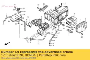 Honda 17357MW3E20 rurka c, odpowietrznik - Dół