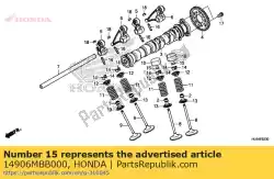 Tutaj możesz zamówić podk? Adka, popychacz (1. 325) od Honda , z numerem części 14906MBB000: