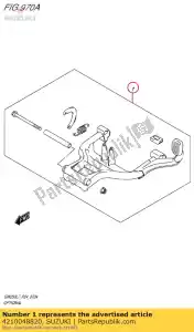 Suzuki 4210048820 stand, centre - La partie au fond