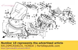 Tutaj możesz zamówić zestaw ilust * b197m * od Honda , z numerem części 64120MCAS40ZA: