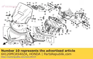 Honda 64120MCAS40ZA zestaw ilust * b197m * - Dół