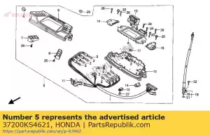 Honda 37200KS4621 speedometer assy. - Bottom side