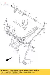 Qui puoi ordinare forcella, cambio da Suzuki , con numero parte 2521144B00: