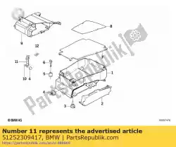 Here you can order the holder (to 08/1993) from BMW, with part number 51252309417: