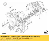 23117683437, BMW, housing cover bmw  900 1200 2004 2005 2006 2007 2008 2009, New