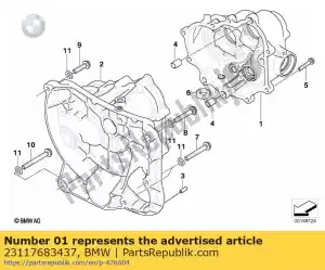 bmw 23117683437 cobertura para casas - Lado inferior